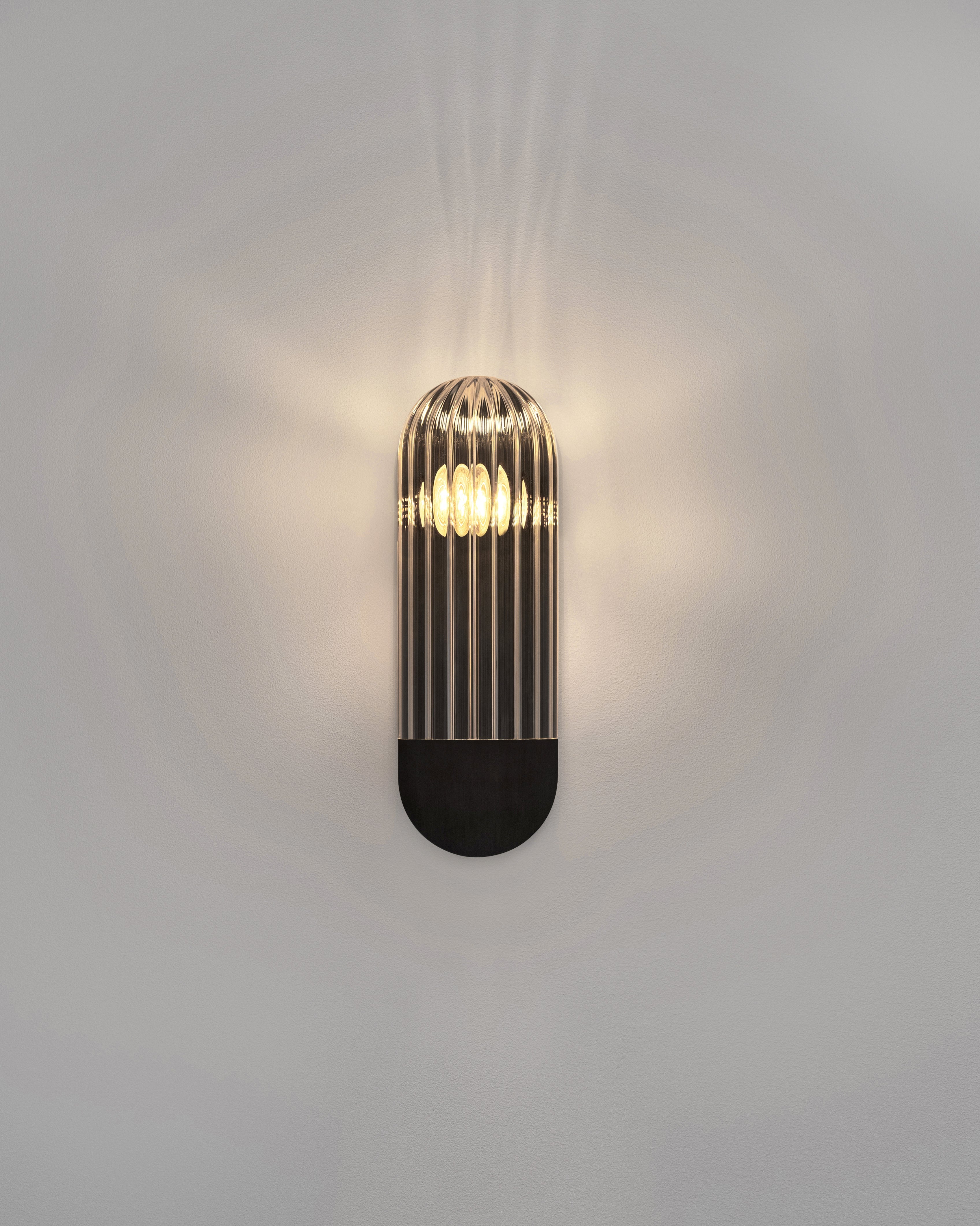 Schwung Odyssey Paris Black Gunmetal Wall Light